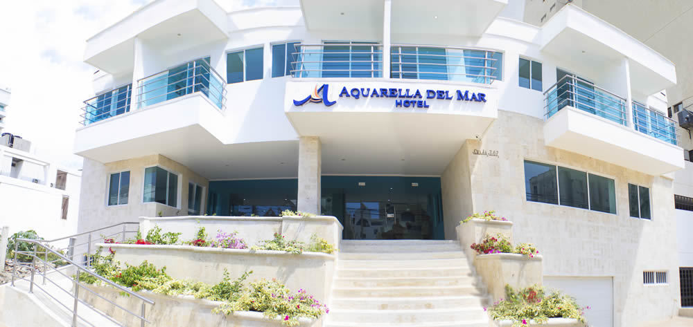 Hotel Aquarella Del Mar Санта-Марта Экстерьер фото